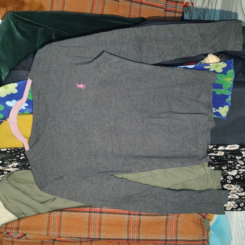 Polo Ralph Lauren Gray Long Sleeve Shirt